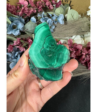 Malachite Slice #263, 74gr