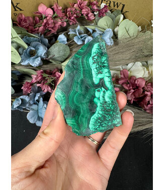 Malachite Slice #262, 98gr
