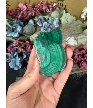 Malachite Slice #265, 80gr