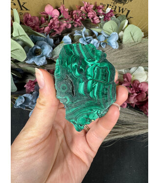 Malachite Slice #264, 58gr