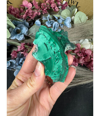 Malachite Slice #268, 56gr