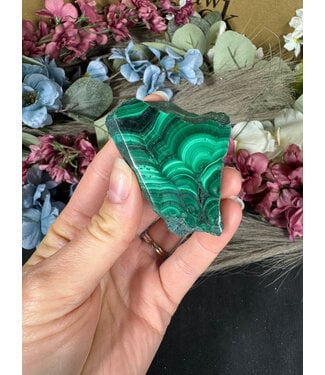 Malachite Slice #269, 66gr