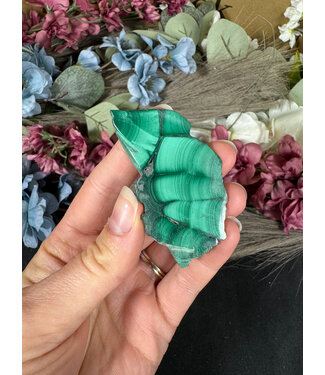 Malachite Slice #273, 38gr