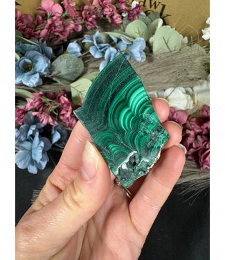 Malachite Slice #274, 50gr
