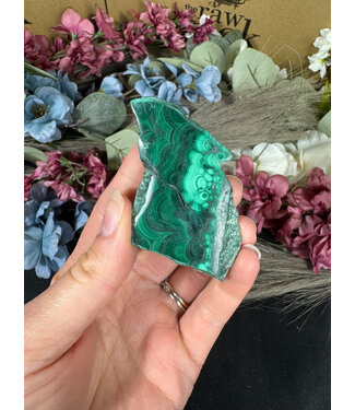 Malachite Slice #278, 44gr