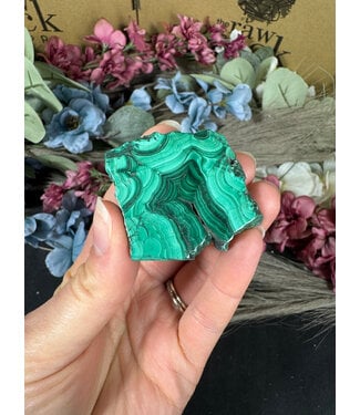 Malachite Slice #279, 46gr