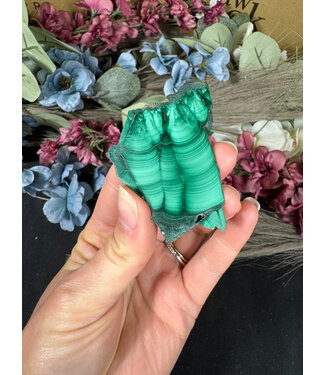 Malachite Slice #280, 50gr