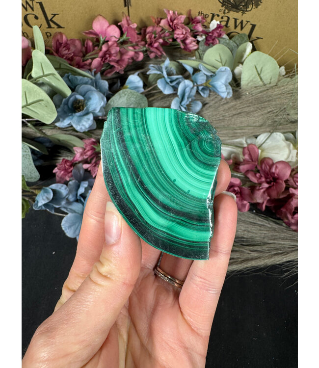 Malachite Slice #288, 74gr