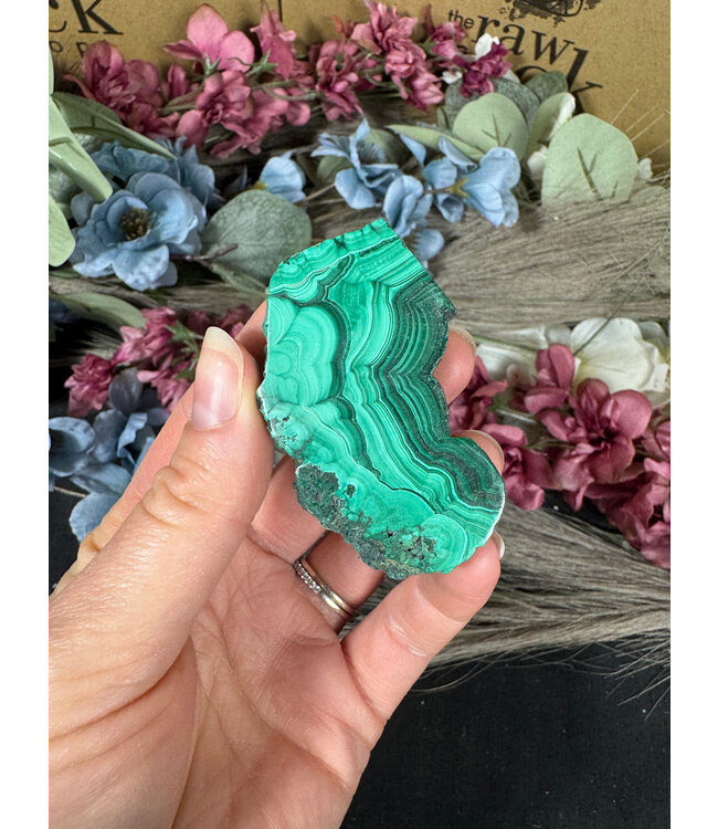 Malachite Slice #289, 48gr