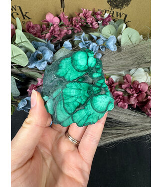 Malachite Slice #298, 94gr
