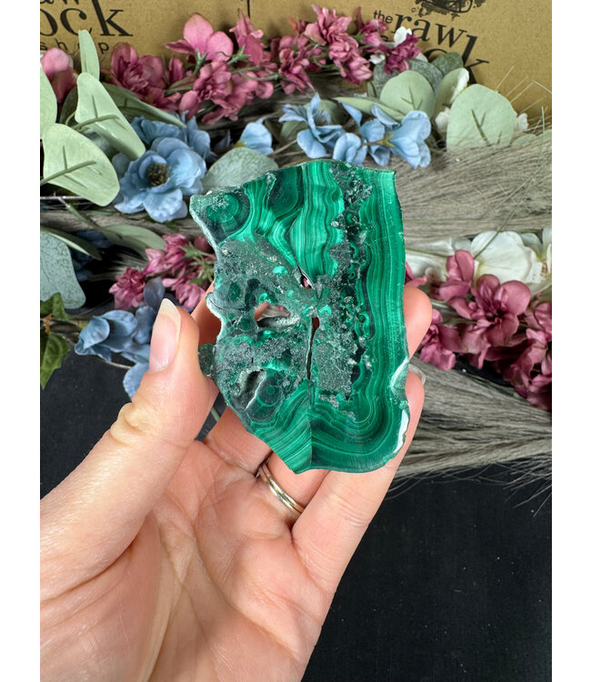 Malachite Slice #300, 72gr