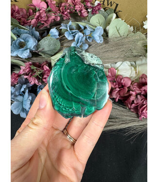 Malachite Slice #301, 68gr