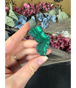Malachite Slice #303, 24gr