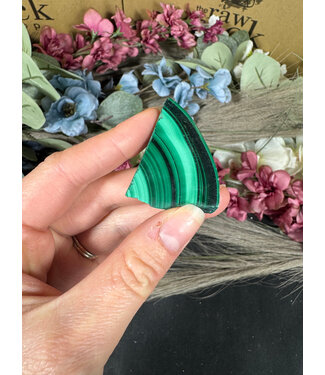 Malachite Slice #310, 26gr