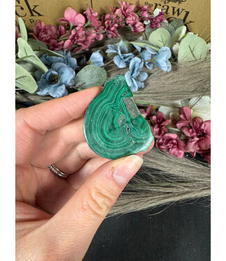 Malachite Slice #314, 34gr