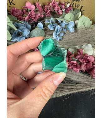 Malachite Slice #315, 28gr