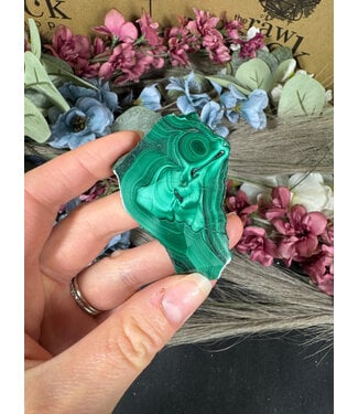 Malachite Slice #321, 40gr