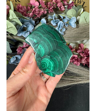 Malachite Slice #323, 90gr