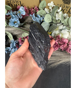 Raw Black Tourmaline Specimen #110, 596gr