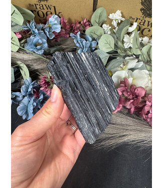 Raw Black Tourmaline Specimen #124, 354gr