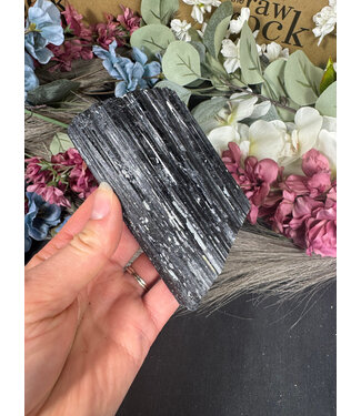 Raw Black Tourmaline Specimen #128, 306gr