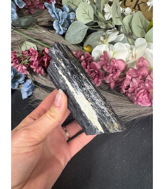 Raw Black Tourmaline Specimen #147, 466gr