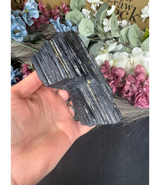 Raw Black Tourmaline Specimen #156, 562gr