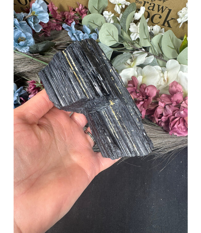 Raw Black Tourmaline Specimen #156, 562gr