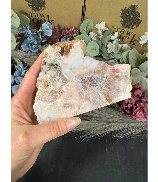 Pink Amethyst Cut Base #135, 512gr