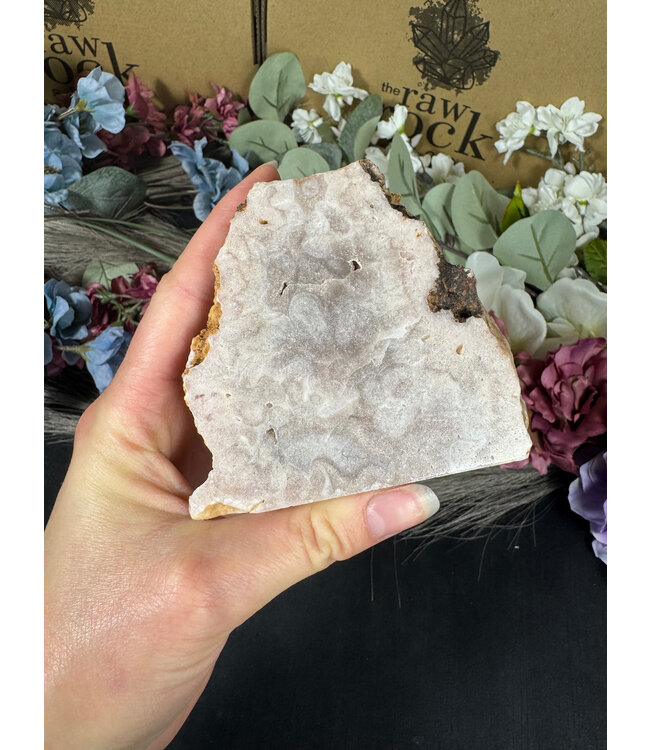 Pink Amethyst Cut Base #137, 460gr
