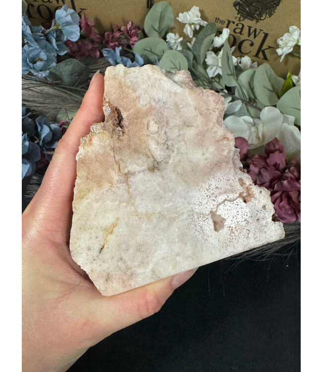 Pink Amethyst Cut Base #142, 600gr