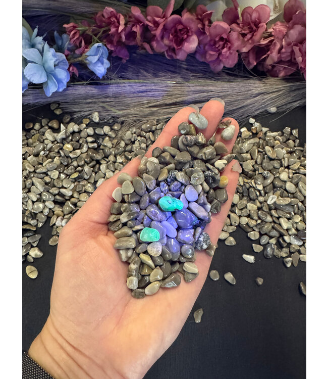 Fluorescent Agate Chip Stones