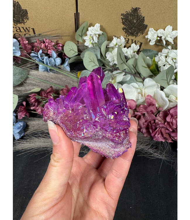 Purple Aura Cluster #290, 282gr