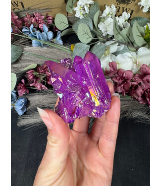 Purple Aura Cluster #292, 144gr