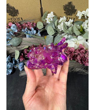 Purple Aura Cluster #293, 258gr