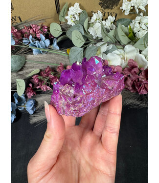 Purple Aura Cluster #298, 166gr