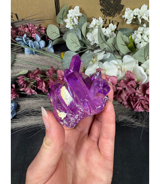 Purple Aura Cluster #299, 106gr