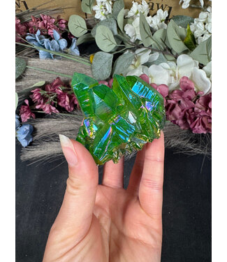 Green Aura Cluster #298, 166gr
