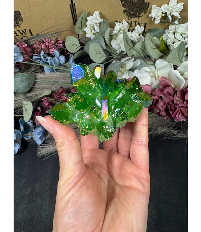 Green Aura Cluster #297, 180gr