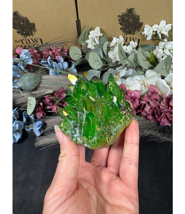 Green Aura Cluster #294, 252gr