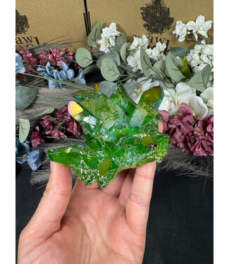 Green Aura Cluster #293, 162gr
