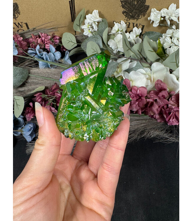 Green Aura Cluster #292, 148gr
