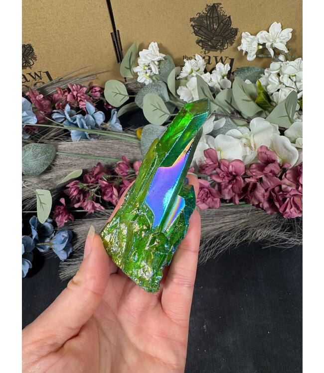 Green Aura Cluster #289, 168gr