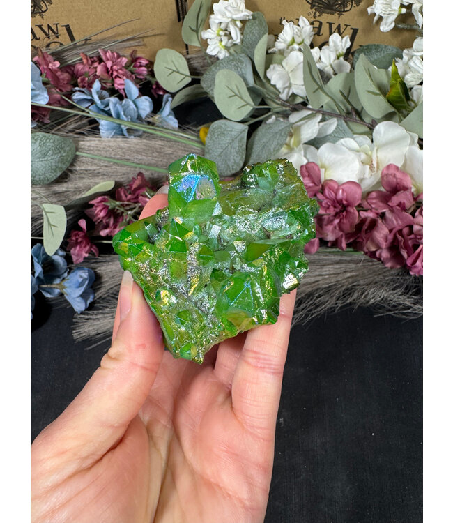 Green Aura Cluster #286, 194gr