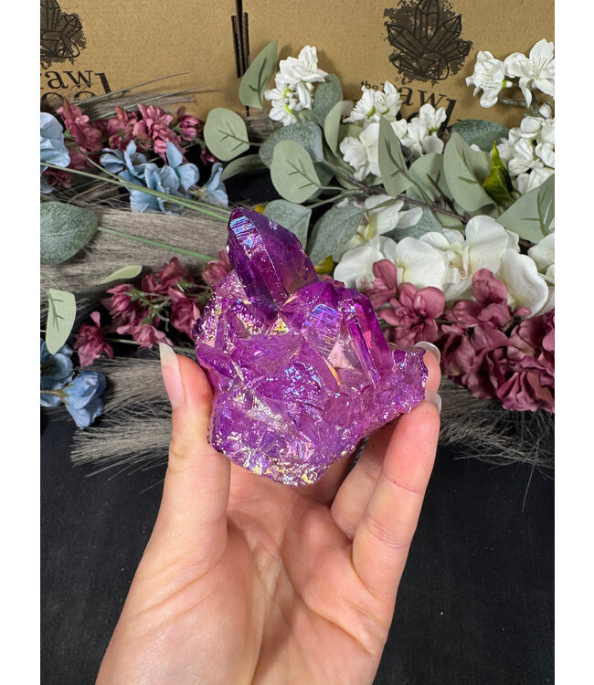 Purple Aura Cluster #295, 232gr
