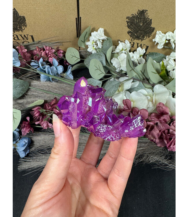 Purple Aura Cluster #288, 114gr