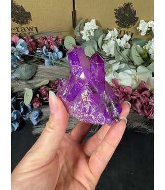 Purple Aura Cluster #283, 184gr