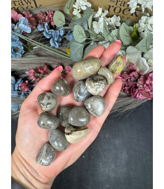 Fluorescent Agate Tumbled Stones, Polished; 1 size available, purchase individual or bulk