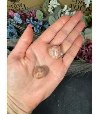 Sunstone Tumbled Stones, 2 sizes available, purchase individual or bulk