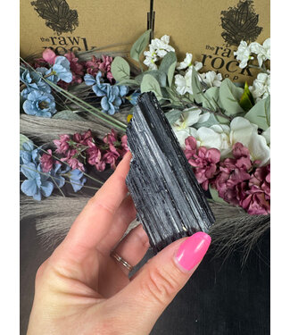 Raw Black Tourmaline Specimen #157, 296gr